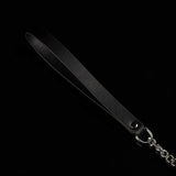 Sentinel's Vow - Studded Matte Black Leather O-Ring Collar