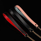 Midnight Gift - Oversized Bow Black Leather Collar